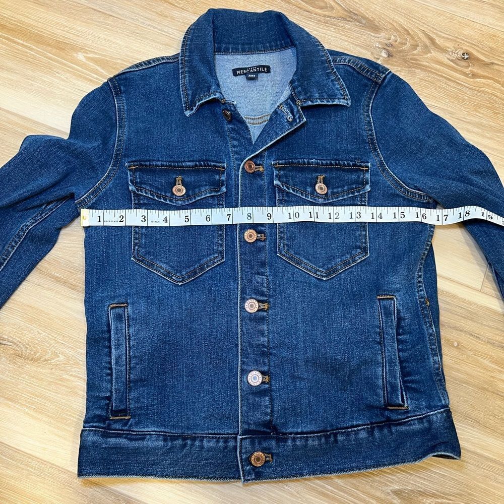 J. CREW MERCANTILE Denim Jacket Size XXS - Picture 5 of 6